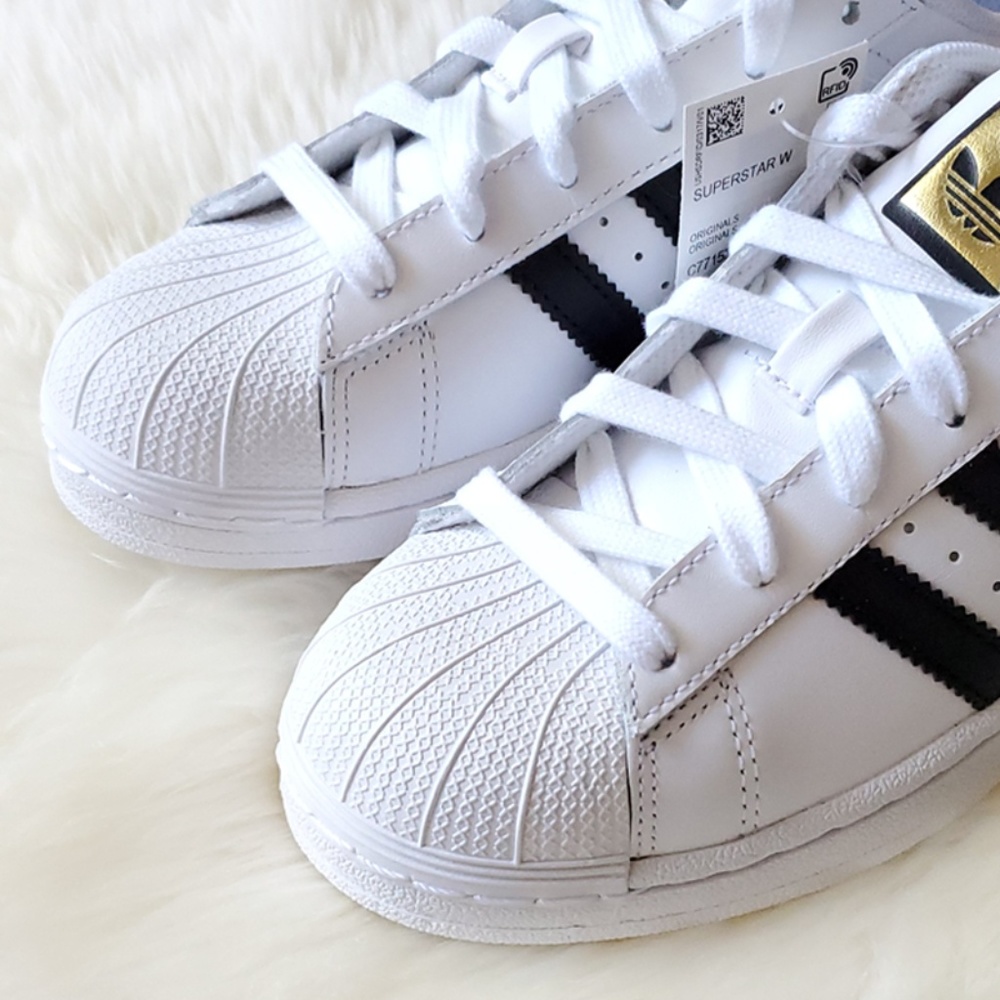 ADIDAS WOMEN'S ORIGINALS SUPERSTAR SHOES - Picture 3 of 12
